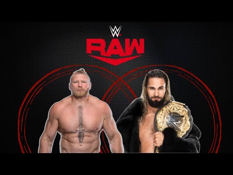 Full Match | Brock Lesnar vs Seth Rollins | Falls Count Anywhere | WWE RAW