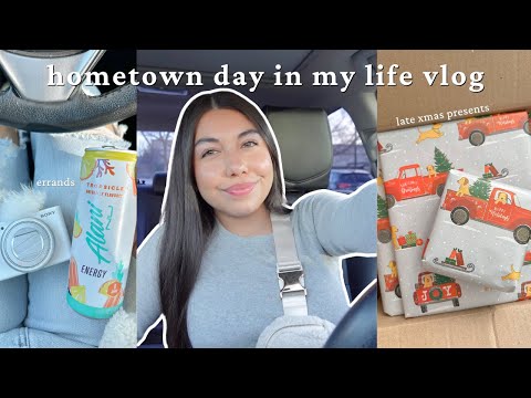 a hometown day in my life! | running errands, late christmas gifts, reading