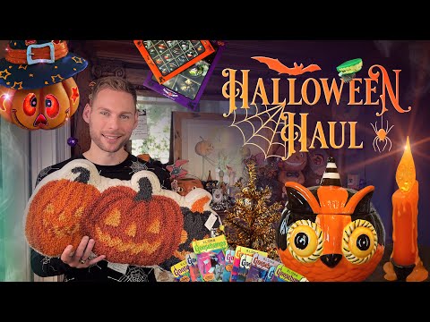 Halloween Shopping Haul! Spooky Decorations From HomeGoods & More! Owl, Pumpkins, 90's books & more!