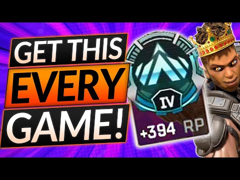 How I CARRY IN PLAT - 400 RP EVERY GAME (Educational Commentary) - Apex Legends Ranked Guide