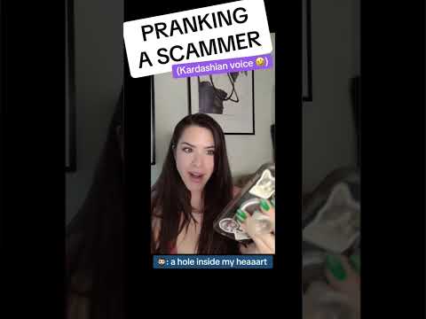 TROLLING a Scammer and making him SING 🤣 #irlrosie #funny #popstar