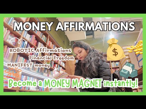 Robotic Affirmations for Money | Start Manifesting OVERNIGHT! | 30-Minute Loop