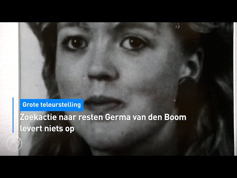 Teleurstelling: zoekactie naar resten Germa van den Boom levert niets op | Hart van Nederland