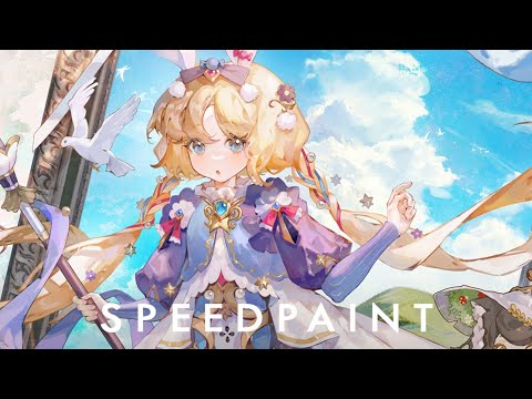 r a b b i t //  Photoshop SpeedPaint【厚塗りイラストメイキング】