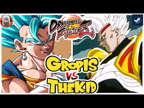 DBFZ TheKid vs Gropis (GogetaSSB, Vegito, A17) vs (Baby2, Cell, Frieza) 1.38