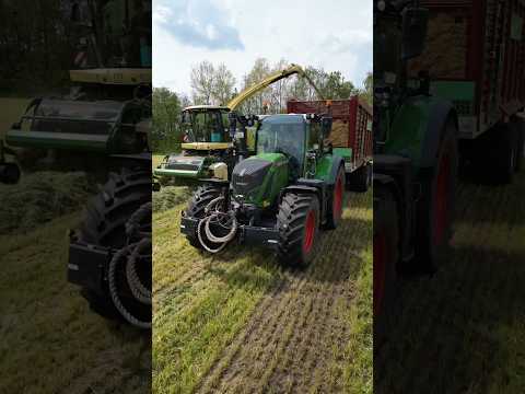 Das ganze Video gibt es auf meinem Kanal! #fendt #landwirtschaft #johndeere #harvest #krone #tractor