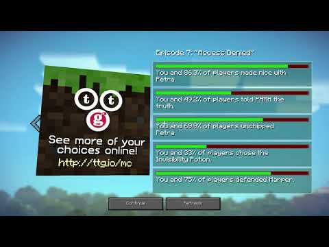 Minecraft Story mode - Episode 7 Choices