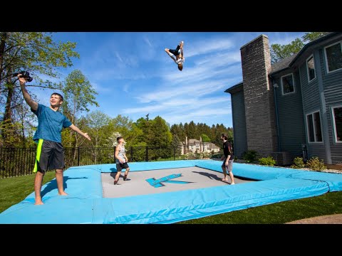 6 Flips On The World's Best Trampoline!