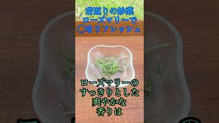 若返りの妙薬「ローズマリー」で◯をリフレッシュ！