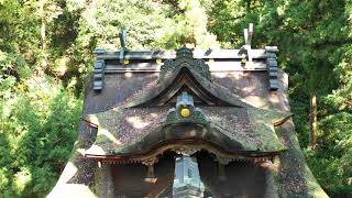 ドローン空撮：岡太神社・大瀧神社(福井県越前市大滝町)