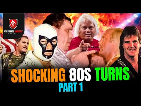 1980s Wrestling Turns that Shocked the World Part 1 #prowrestling #wwf #nwa #heelturn #nwa #awa