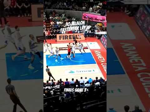 Gio Jalalon "Fastbreak Lay-up" | PBA Finals Game 3 | 020724 #pba #giojalalon #magnoliahotshots