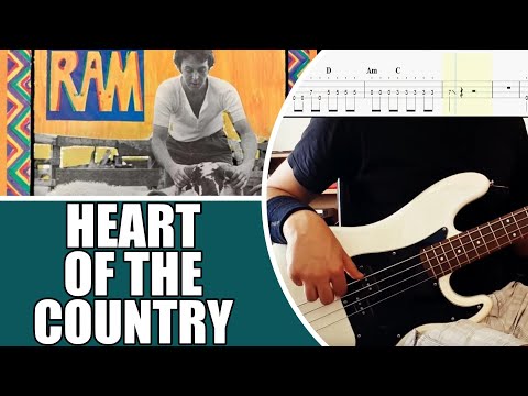 Heart Of The Country - Paul McCartney | Bass cover with tabs #111