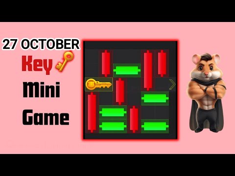 27 October Mini Game 100% Easily Solved Today | Hamster Kombat Mini Game 26 October 26 Oct Mini Game