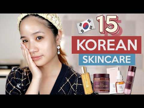 15 KOREAN SKINCARE PRODUCTS with FOOD Rice, Ginseng, Caviar & more!