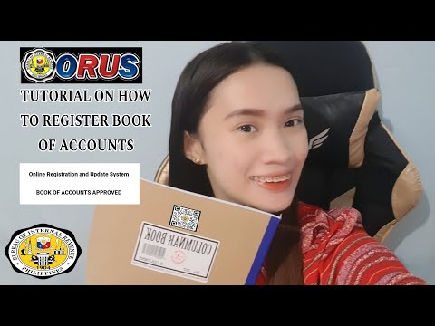 Tutorial on how to register Book of Accounts - ORUS | Cleah Araujo Belloga