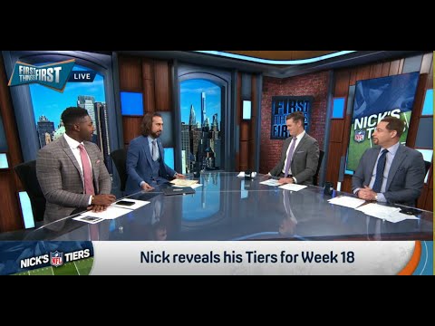 FIRST THINGS FIRST | Nick Wright's WILD NFL Team Rankings, Ravens DROP, Eagles DROP, Vikings RISE