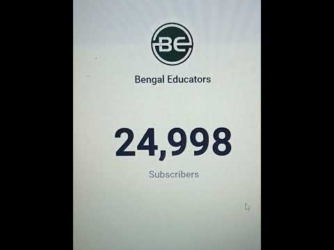 Thanks everyone for your support ❤️ #bengaleducators #25k