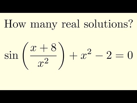 How Many Real Solutions?