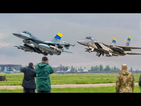 Ukrainian Pilot Tests F-15 and F-16 Fighter for Operations the Battlefields