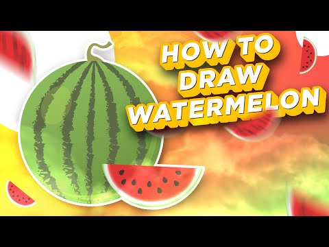 How to draw Watermelon in ADobe Illustrator