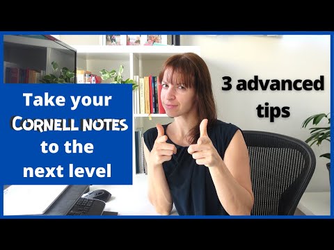 THE CORNELL NOTE-TAKING SYSTEM explained + 3 advanced tips for the Cornell method