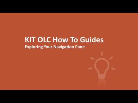 KIT OLC: Navigating the Site