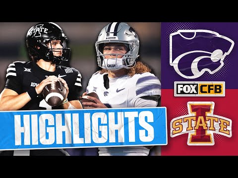 No. 24 Kansas State Wildcats vs. No. 18 Iowa State Cyclones Highlights | FOX College Football