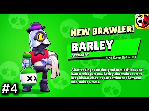 BRAWL STARS GAMEPLAY WALKTHROUGH PART 4 BARLEY, PENNY, GRIND TROPHIES, NO COMMENTARY