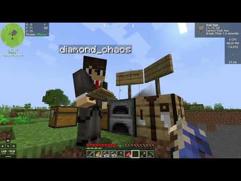 mining 1 chunk in vanilla minecraft using only tools || minecraft java || 1 chunk series 1 episode 1