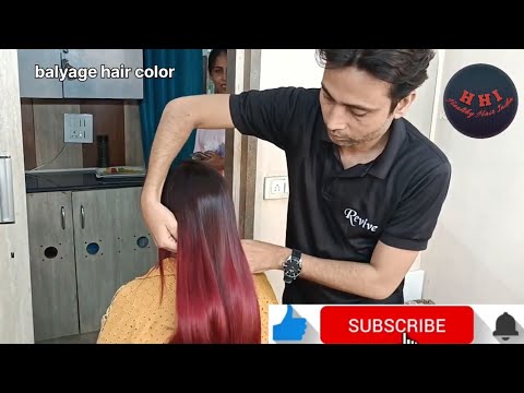 red balayage hair color #hairstyle #haircolor