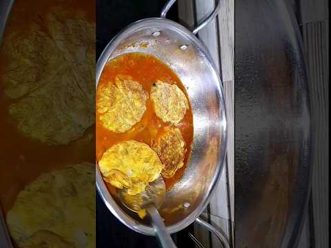 VIRAL Egg Omelette Curry  #shorts #viral #shortsfeed #shortvideo #cooking #ytshorts #ashortaday