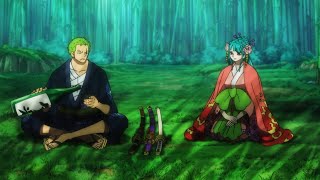 Zoro's gives a final message to Hiyori 😍 |  "Enma is mine"  🤡😤