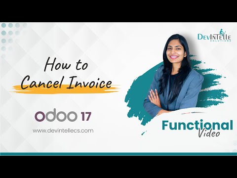 How to Cancel Invoice in Odoo | Invoice Cancel