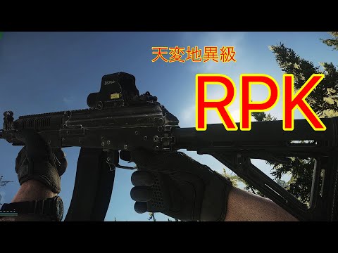 【タルコフ】低価格最強ライフルRPKを握りカスタムを走るずんだもん実況/RPK ＆ BT