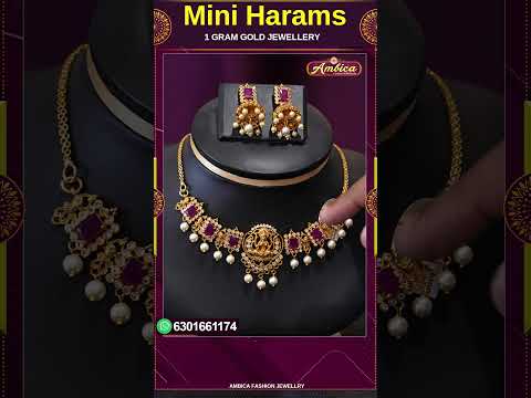 #Shorts Mini Harams Collections 1Gold Jewellery