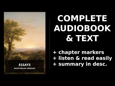 Essays (1/2) ❤️ By Ralph Waldo Emerson. FULL Audiobook