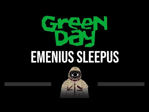 Green Day • Emenius Sleepus (CC) (Upgraded Video) 🎤 [Karaoke] [Instrumental Lyrics]