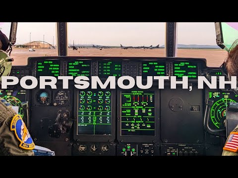 PEASE ANGB - PORTSMOUTH, NH | C-130J LANDING - 4K