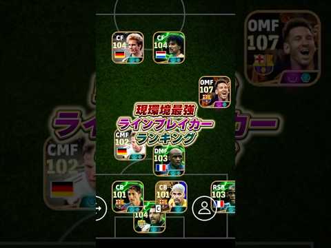 最強ラインブレイカーランキングTOP10！#eFootball #イーフト #イーフットボール #ウイイレ #ウイイレアプリ #ルンメニゲ #スアレス #エトー