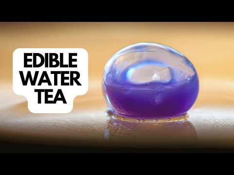 Edible Tea Blobs: The Future of Beverage Bites You Have to Taste!