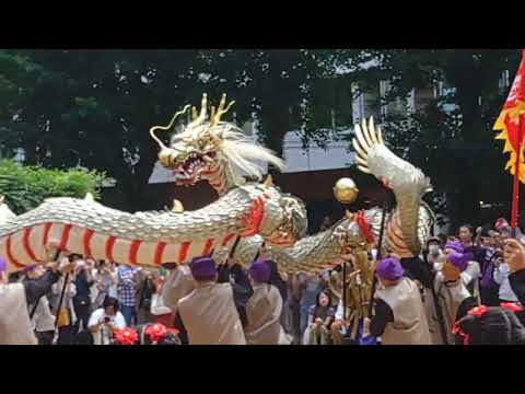 五嶋町 人数揃い 五島町公園 令和6年 天高く