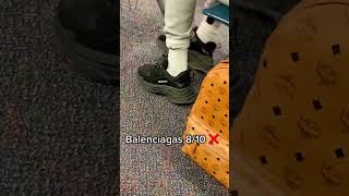 Rating the shoes seen at school 👀😂 (slixxkicks/TT) #shorts