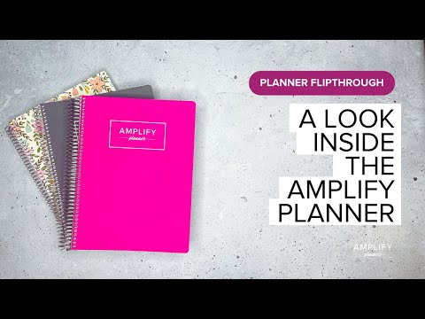 Amplify Planner Flip Through