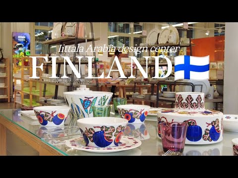 Shopping at iittala outlet [vlog] Helsinki trip. Arabia/Pentik/Moomin. pancake.