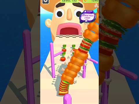 কে খাবে স্যান্ডউইস 😋 Sandwich Run Mobile Funny Gameplay | Ranel Gamer #games #funnygames #shorts