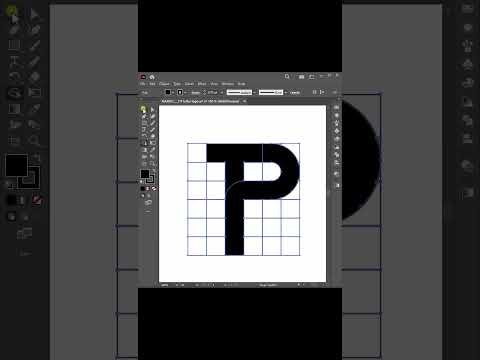 Design T+P Letter Logo in Illustrator || Monogram Logo