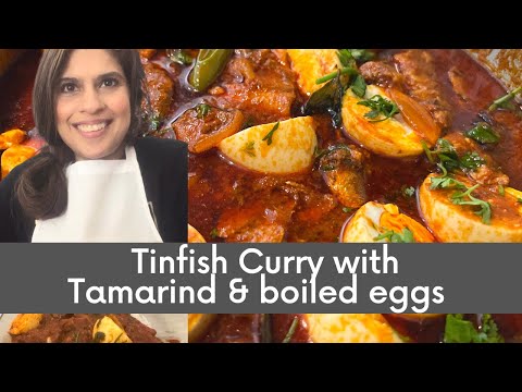 Tinfish Curry with Tamarind & Boiled eggs | #tinfish #curry #tamarind #perimaskitchen