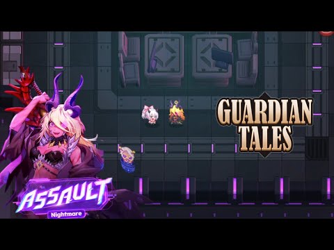 Guardian Tales S2 | Assault World Nightmare 15 - 2 Ship's Rear Area