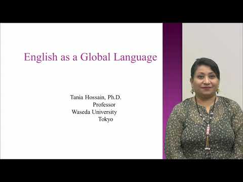 English as a Global Language（文化構想学部多元文化論系 ホサインタニア教授）